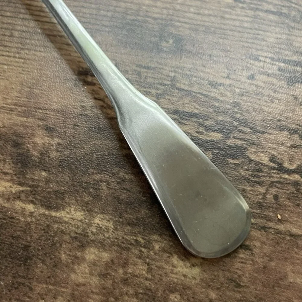 6 Oneida Deluxe Stainless Steel Independence Place Oval Soup Spoon 6 3/4